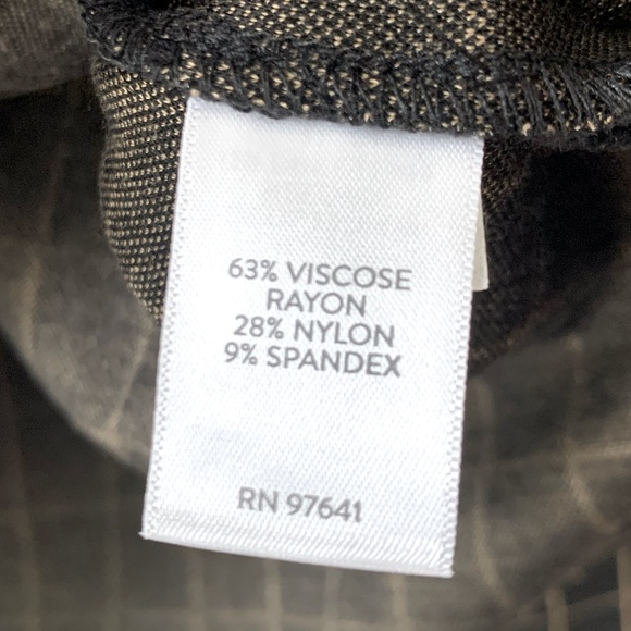 J. Jill Black Camel Windowpane Button Detail Contemporary Ponte Top Size L NWT - Picture 7 of 7